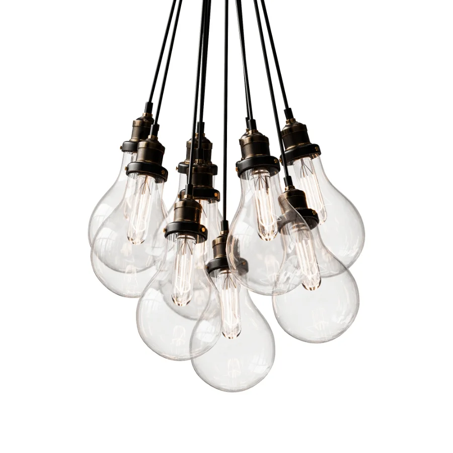 Big Bulbs Cluster Pendant Light Chandelier 03 - Image 4