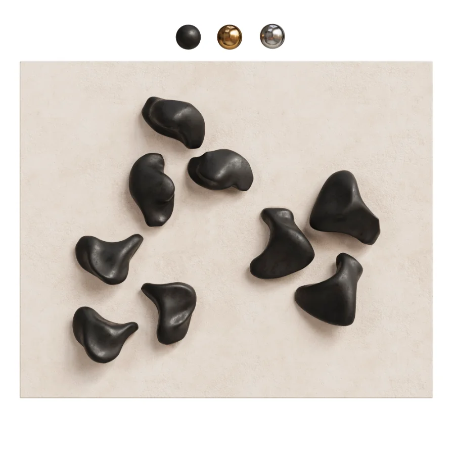 Liquid Metal And Plastic Wall Art Decor - Image 1