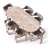 DINING CHAIR AND TABLE - Thumbnail 6