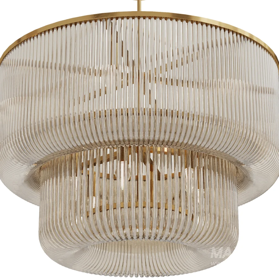 Bovola Glass Rod Chandelier - Image 6