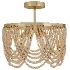 Pragati Boho Wood Beaded Light - Thumbnail 1