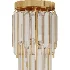 Athean Light Glam Brass Crystal Wall Sconce - Thumbnail 5