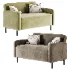 Straight sofa Fils Mini 120 Velvet Terra - Thumbnail 4