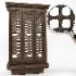 Traditional Arabic Mashrabiya Wooden Cabinet | Islamic Wooden Screen | High Poly 3D Model - Thumbnail 1