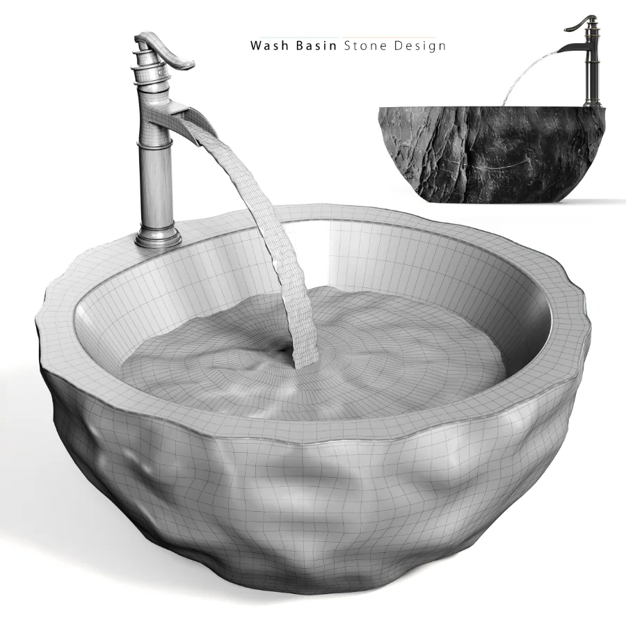 Wash Basin Stone Design - Image 4