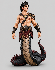 Fantasy Half-Man Half-Dragon Warrior 3D Character Model - Thumbnail 2