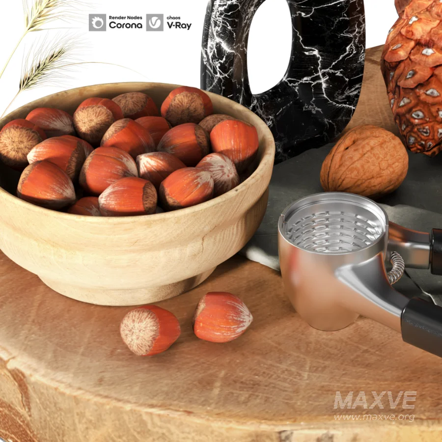 Walnut and Hazelnut Plate - Image 3