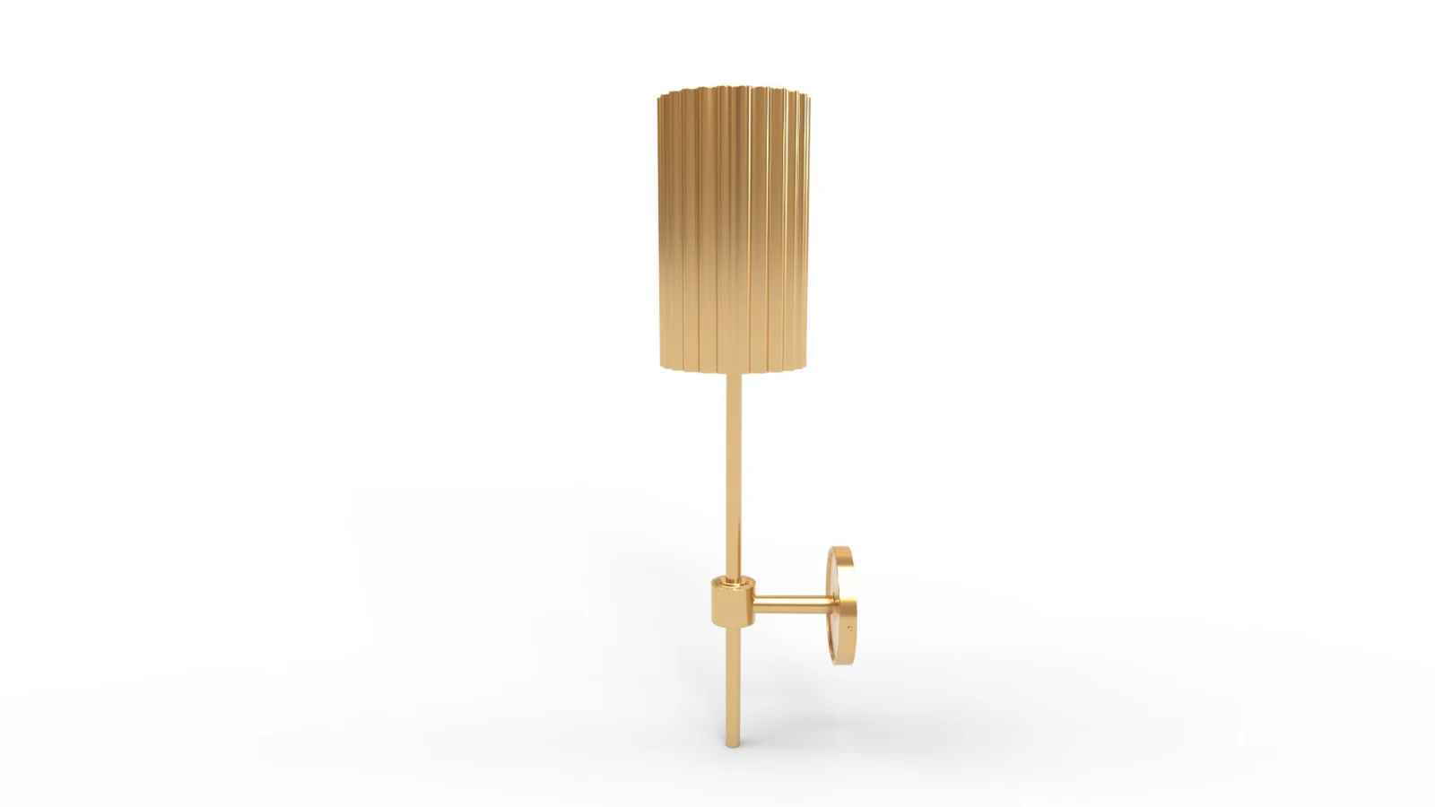 FLUTED GOLD WALL SCONCE - Image 5
