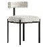 Industrial Velvet Dining Room Chair - Thumbnail 3