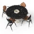 DINING TABLE WITH 4 CHAIRS - Thumbnail 7