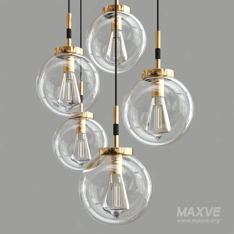 Camryn Glass Globe Pendant - Image 2