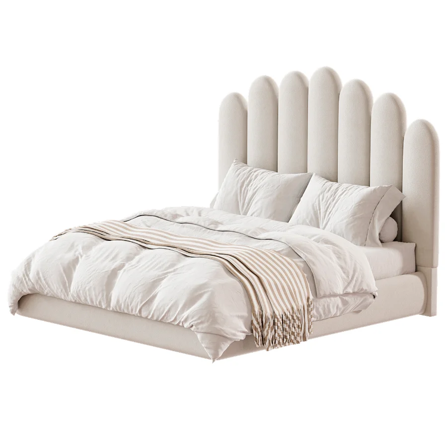 Liel Velour Bed Divan - Image 4