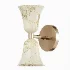 Brass Hourglass Sconce - Thumbnail 1