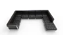 Bouffard Melrose Modular U Shape Sectional with Ottoman - Thumbnail 2