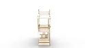 Twin Bunk Bed White, House Bed,Storage And Guard Rail - Thumbnail 5