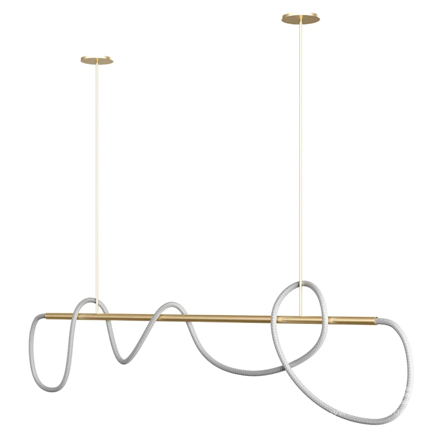 Festif Linear Pendant Lamp by Dbianco vol 3 - Image 6