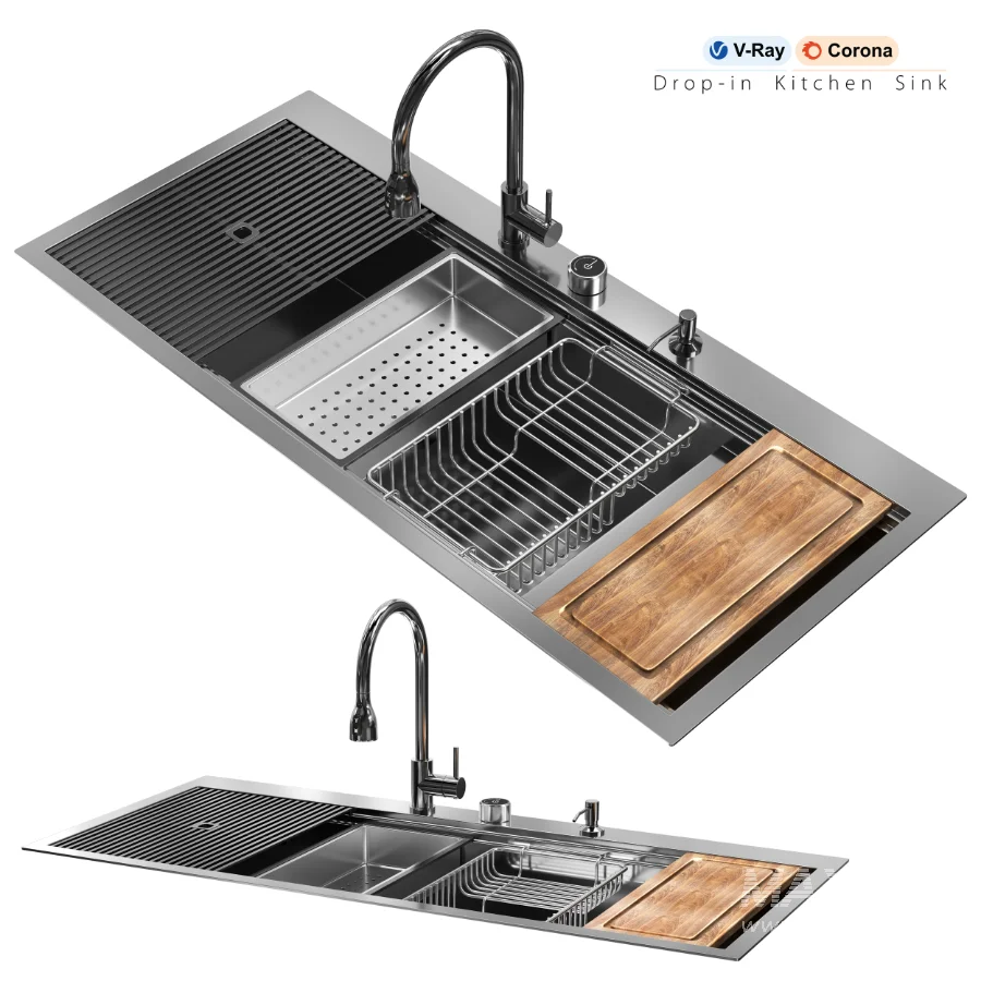 Drop-in Kitchen Sink 6 - Image 5