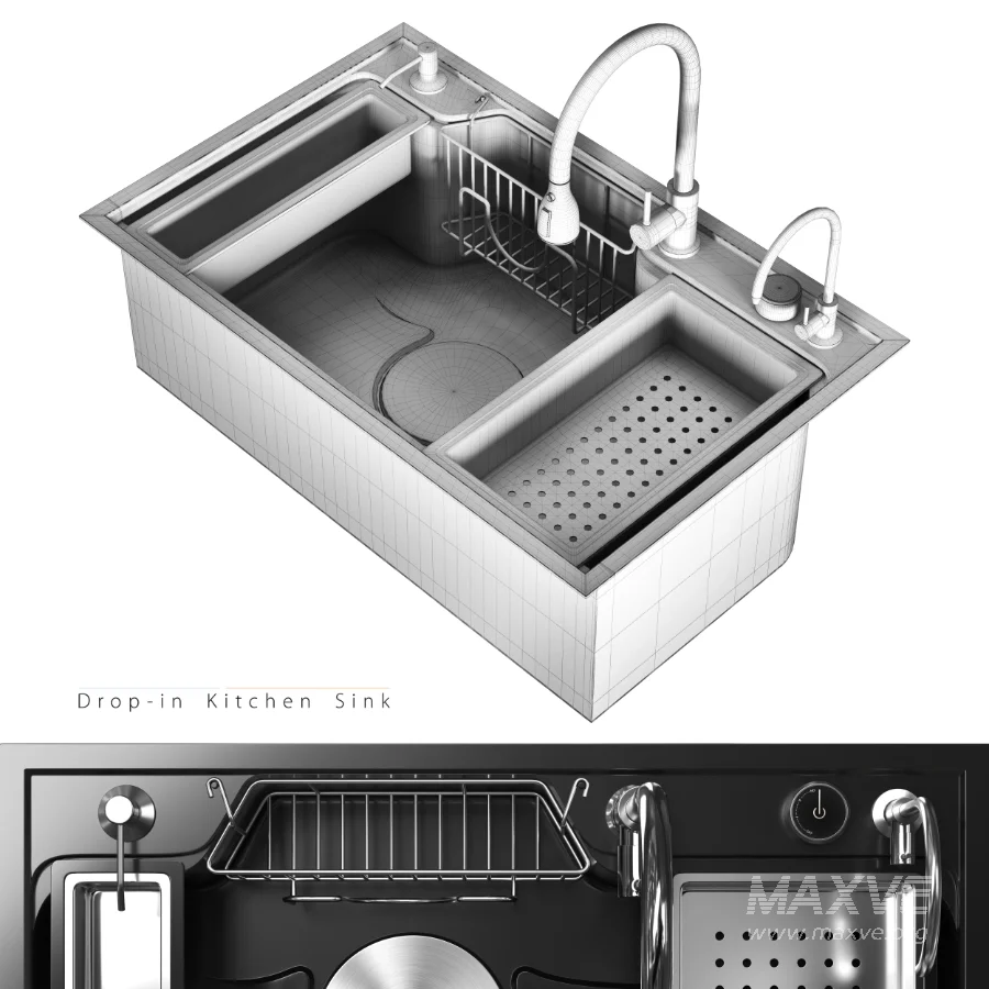 Drop-in Kitchen Sink 3 - Image 6