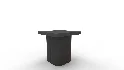 Kayla Black Concrete Side Table - Thumbnail 8