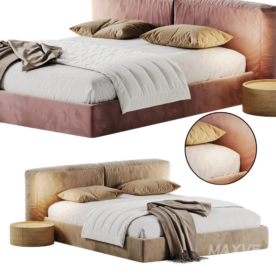 Modern Upholstered Bed Frame - Image 4