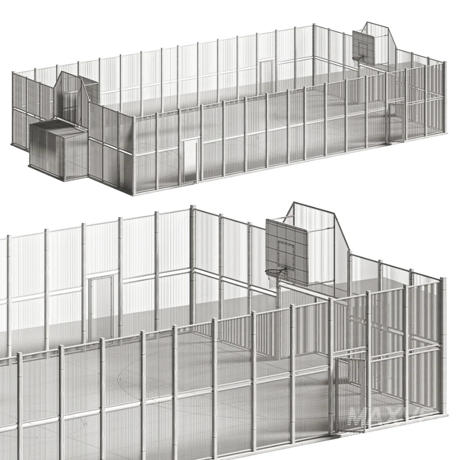Fenced multi purpose sports court - Image 7