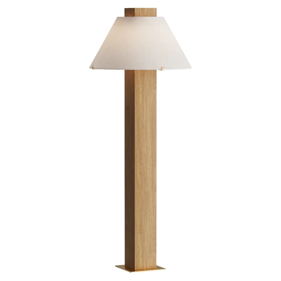 Jamie Young Craftsman Wood Floor Lamp - Image 2