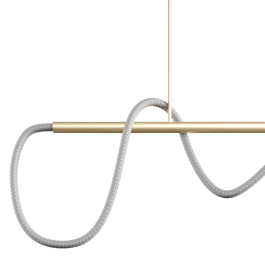 Festif Linear Pendant Lamp by Dbianco vol 3 - Image 3