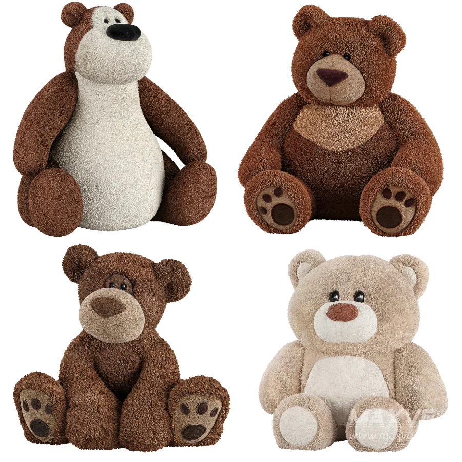 Teddy Bear -Plush Toys Set 41 - Image 1
