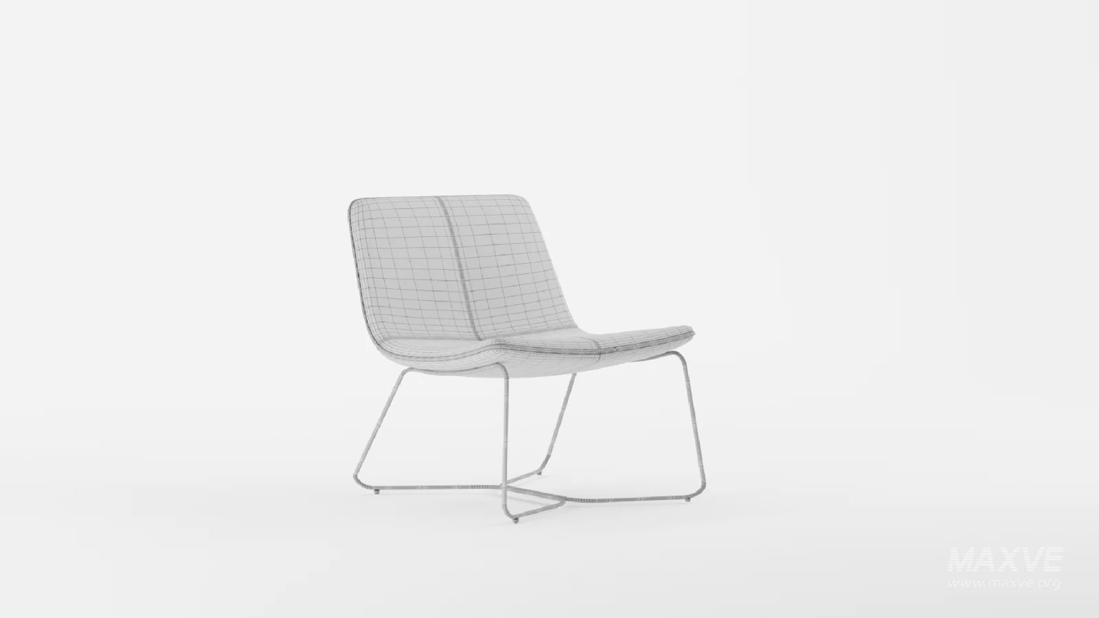 Tan Slope Lounge Chair - Image 7
