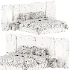 Arcadia Warm Ivory Queen Bed - Thumbnail 4