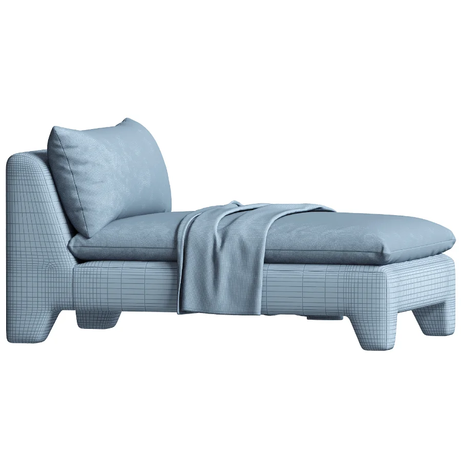 ESTELLE CHAISE CREAM Moes Home Collection - Image 1