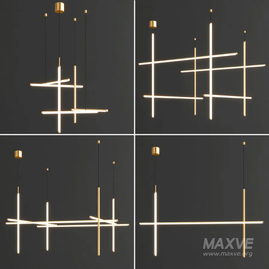 Coordinates LED Chandelier collection - Image 4