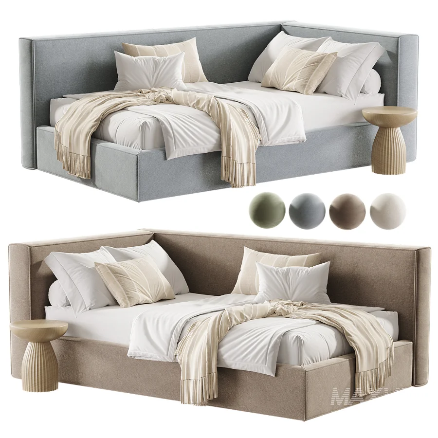 Modern Double Bed Malbina - Image 4