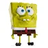 Stylized Yellow Square Cartoon Character – Game Ready 3D Model - Thumbnail 3