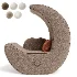 Modern Crescent Moon Lounge Chair - Thumbnail 1
