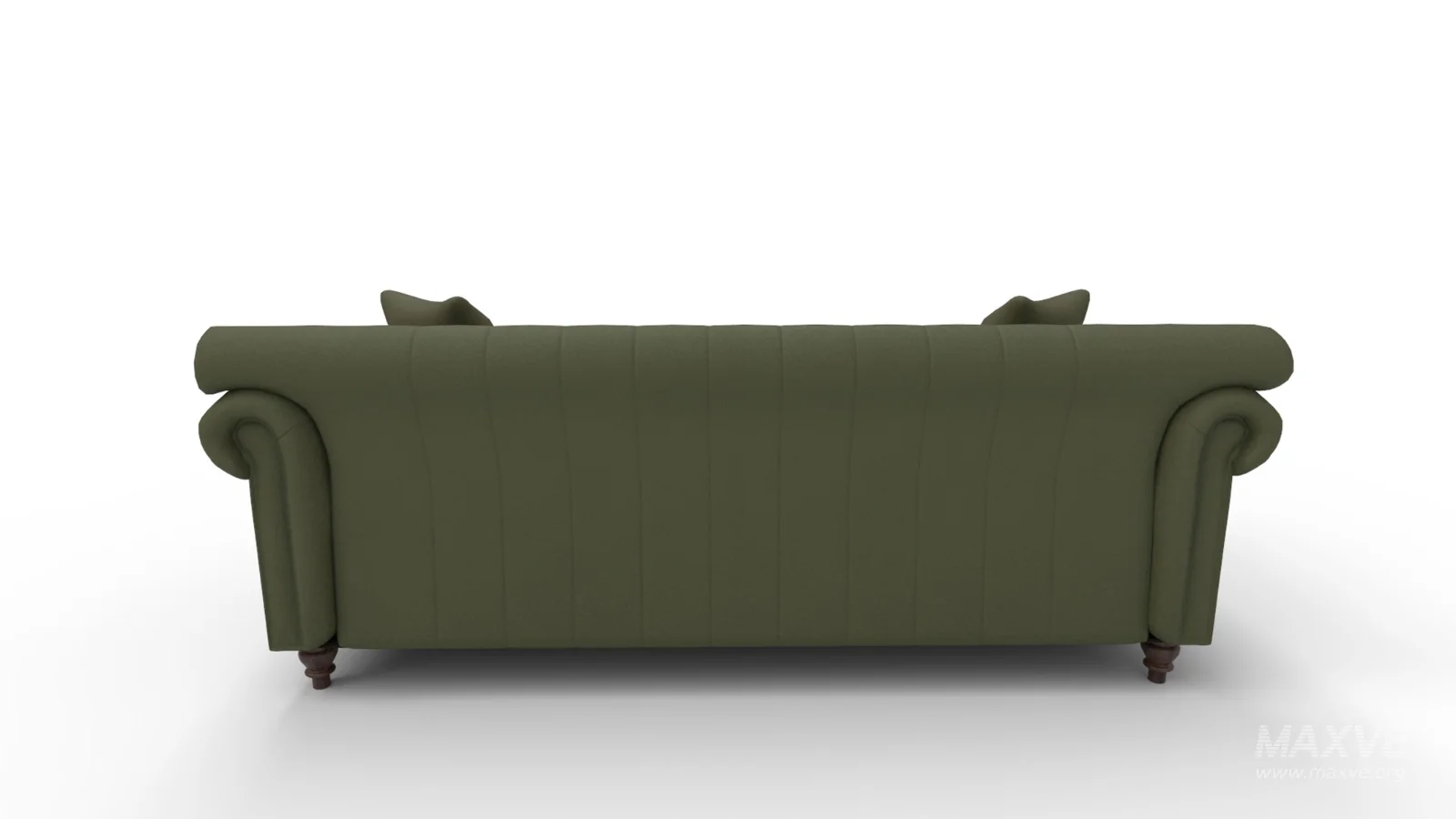 Eva Green Velvet Sofa - Image 2