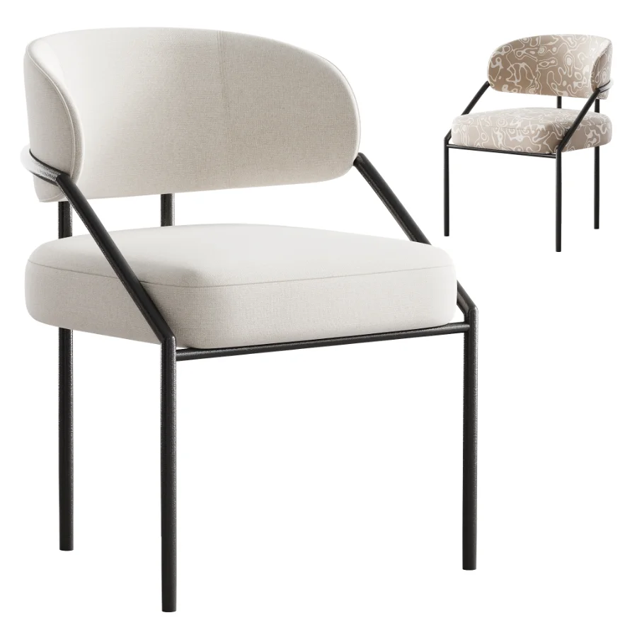 Metal Kitchen and Dining Room Chair - Image 1