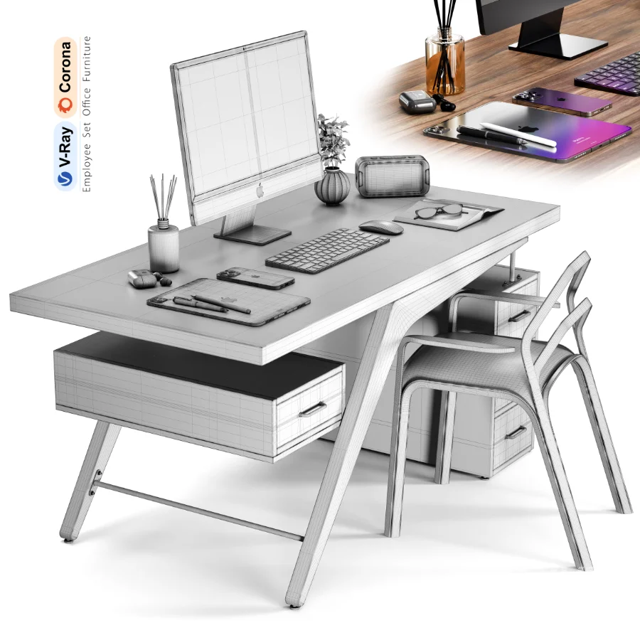 Employee Set Office Furniture - Image 6