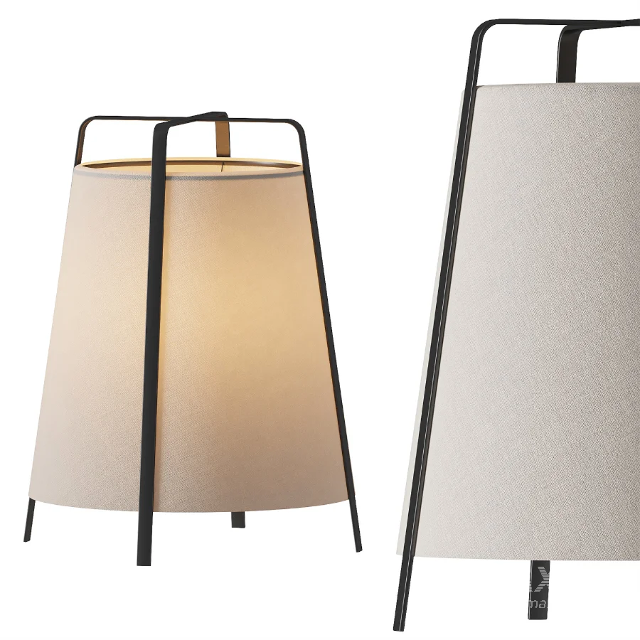 Japandi Fabric Floor Lamp - Image 4