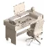 HOLLOW WOOD OFFICE DESK - Thumbnail 7
