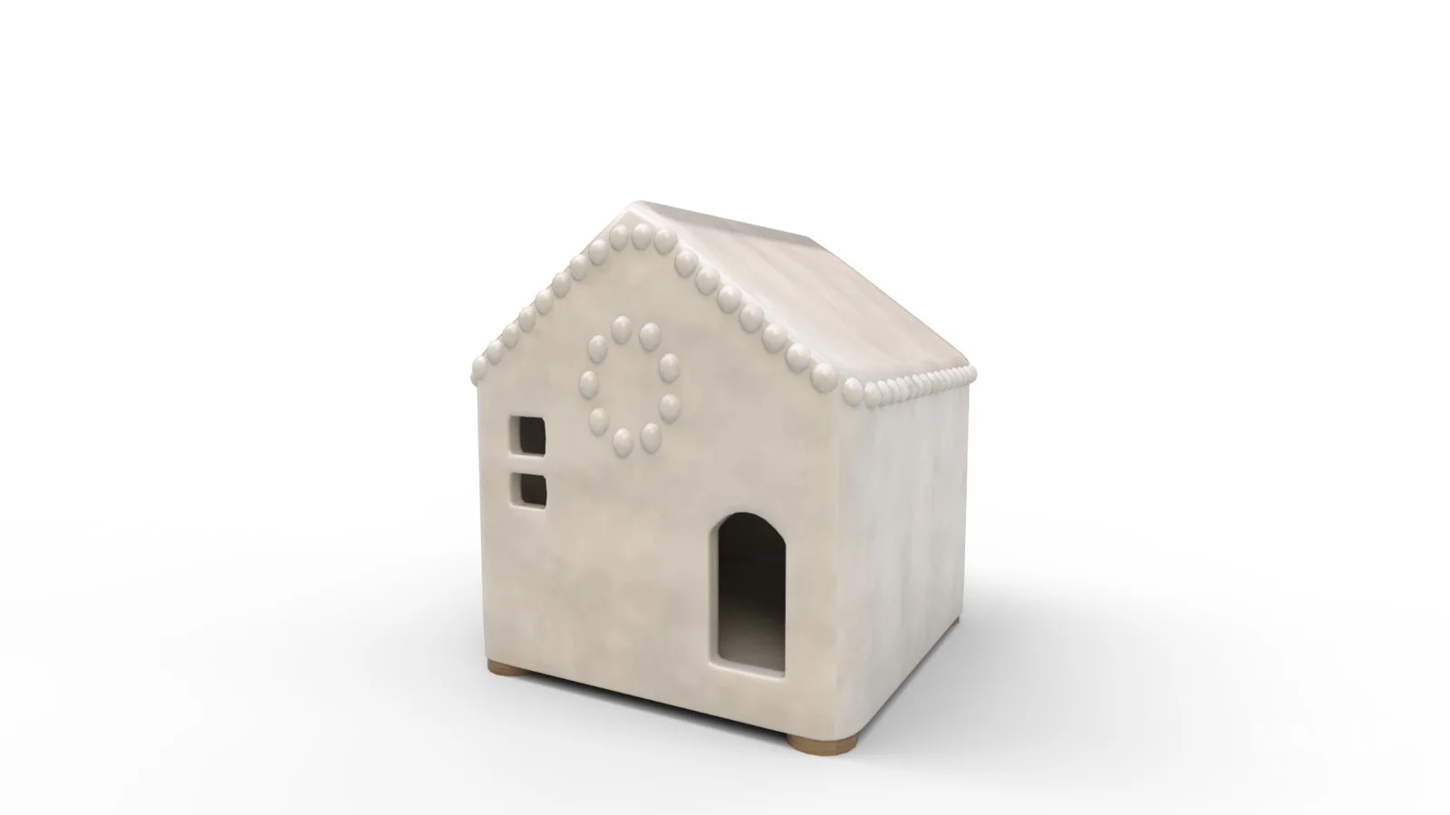Handmade Ceramic Christmas Village House Mini - Image 5