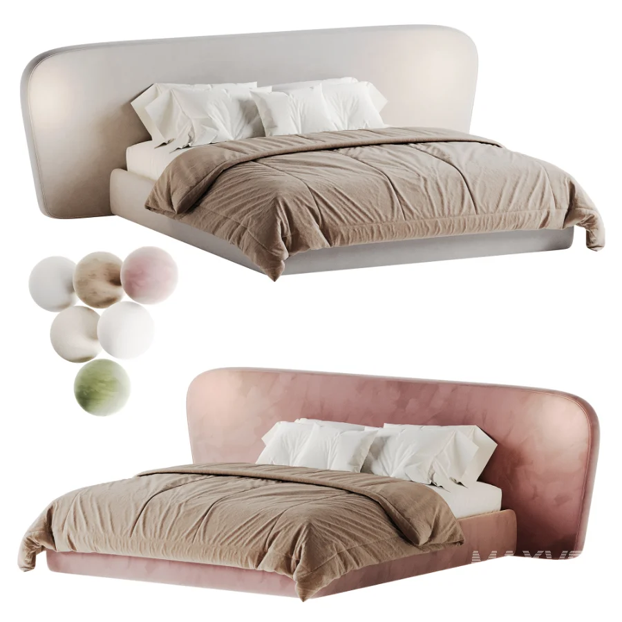 Soft bed Molina by Oneandhome - Image 1