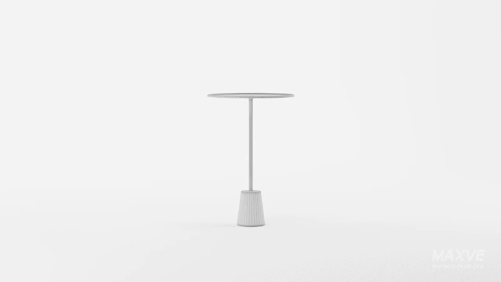 Patson Tray Top Pedestal End Table - Image 2