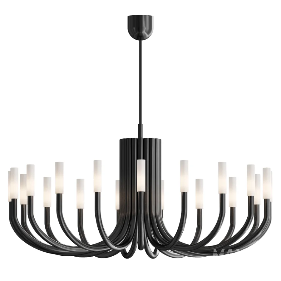 Rousseau Large Oval Chandelier - Image 2