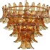 Artisanal Amber Glass Pendant Light - Thumbnail 3