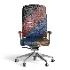 LEATHER-COVERED COMPUTER CHAIR - Thumbnail 5