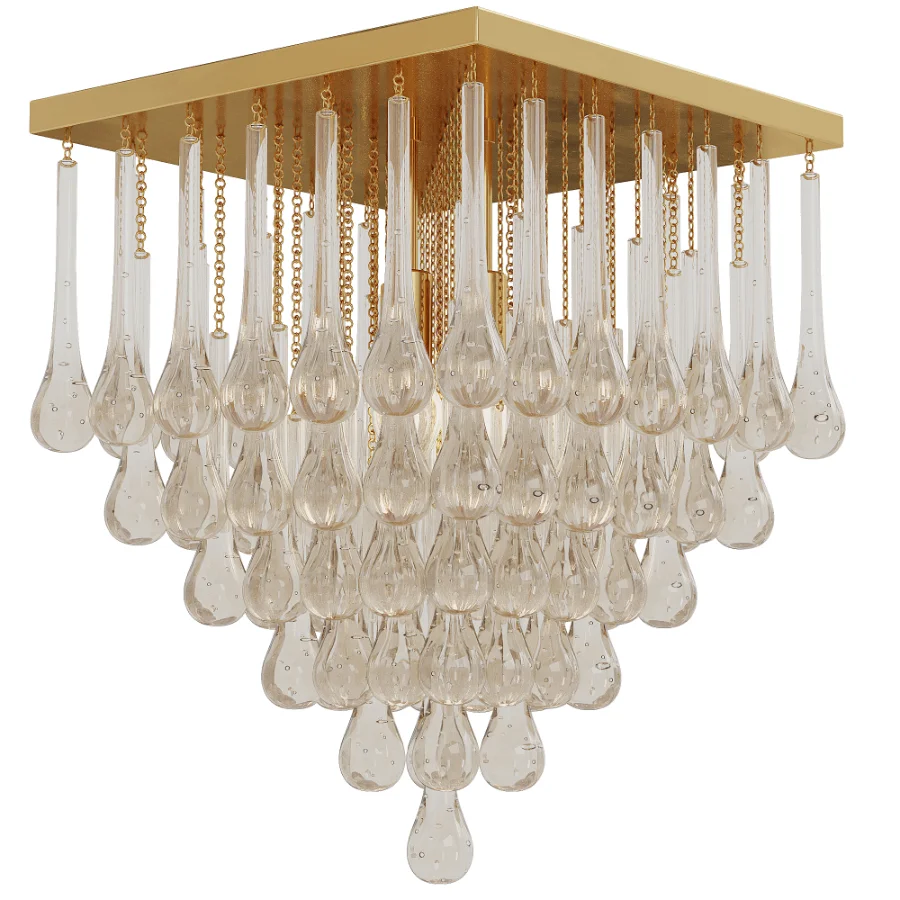 Square Chandelier set7 - Image 1