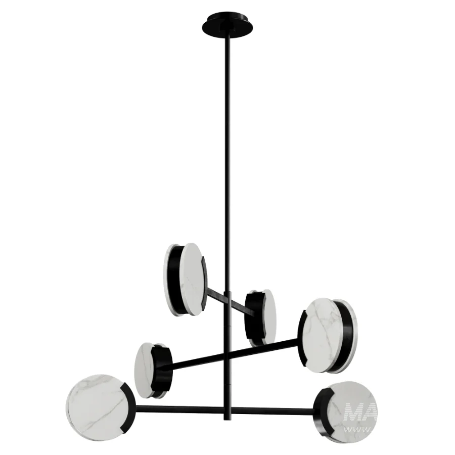 Melange 48″ Multi-Positional Chandelier by Visual Comfort - Image 6