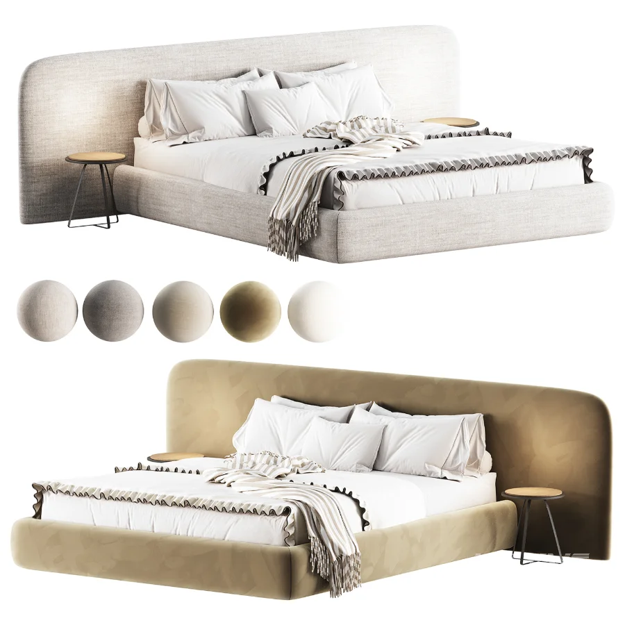 Modern Double bed 06 - Image 4