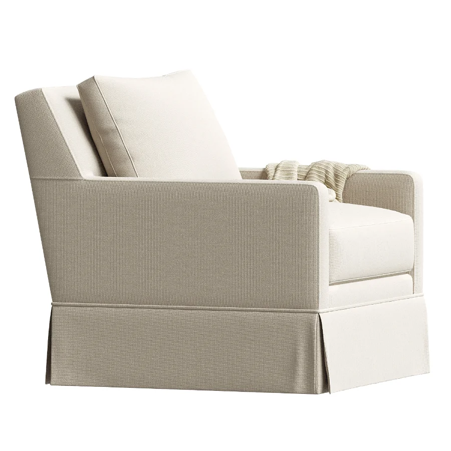 Augustus Club Chair Crypton Linen - Image 3